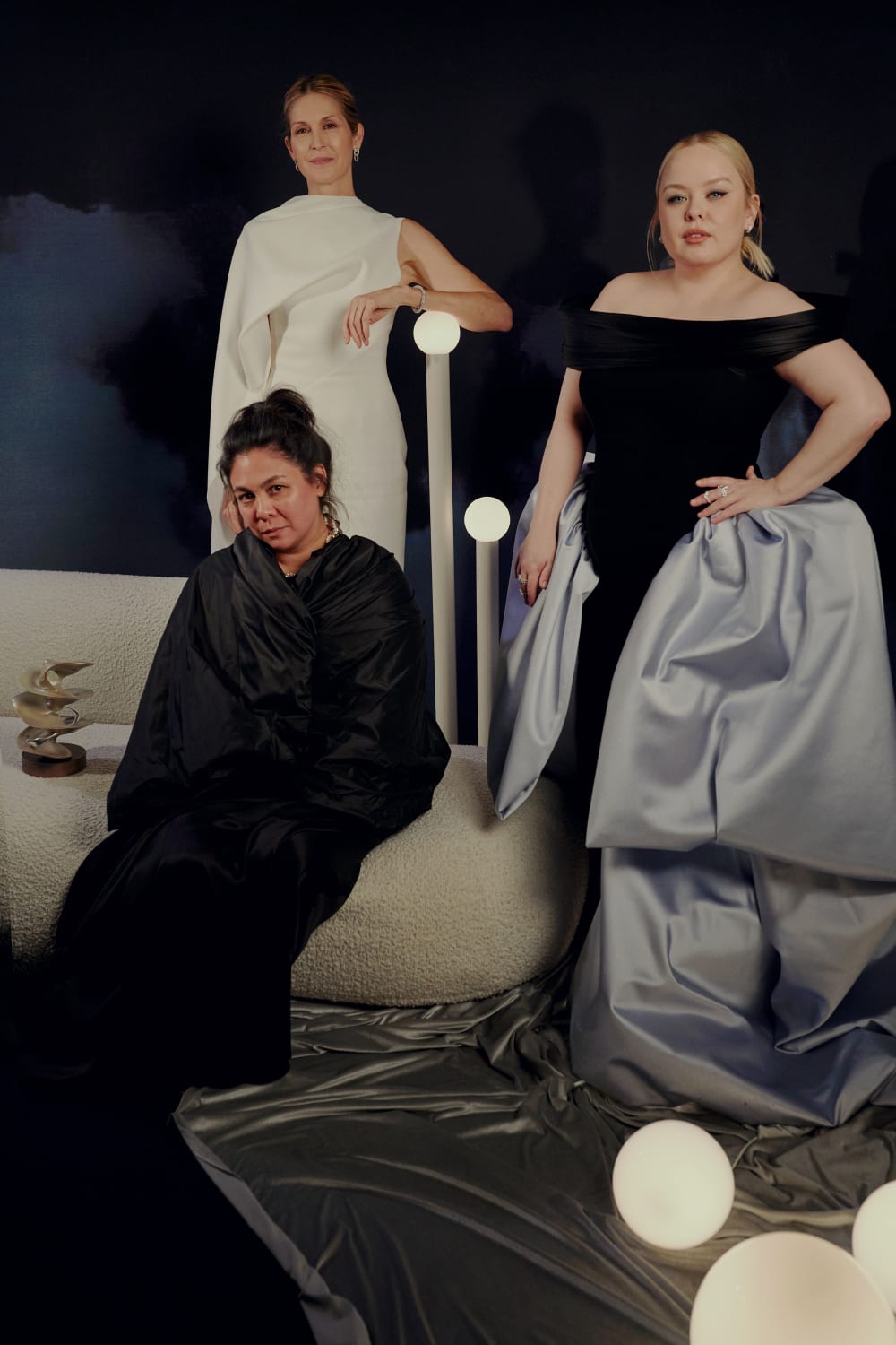 Kelly Rutherford, Nichola Coughlan and Simone Rocha