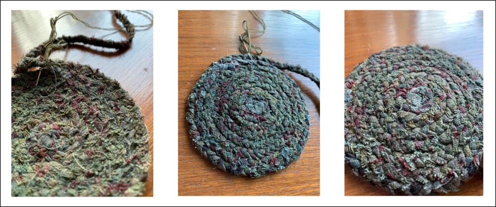 FInal process of finishing coiled mat