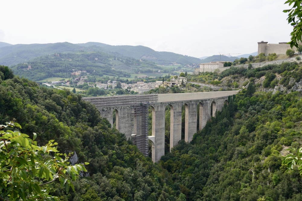 a photo of a roman waterway