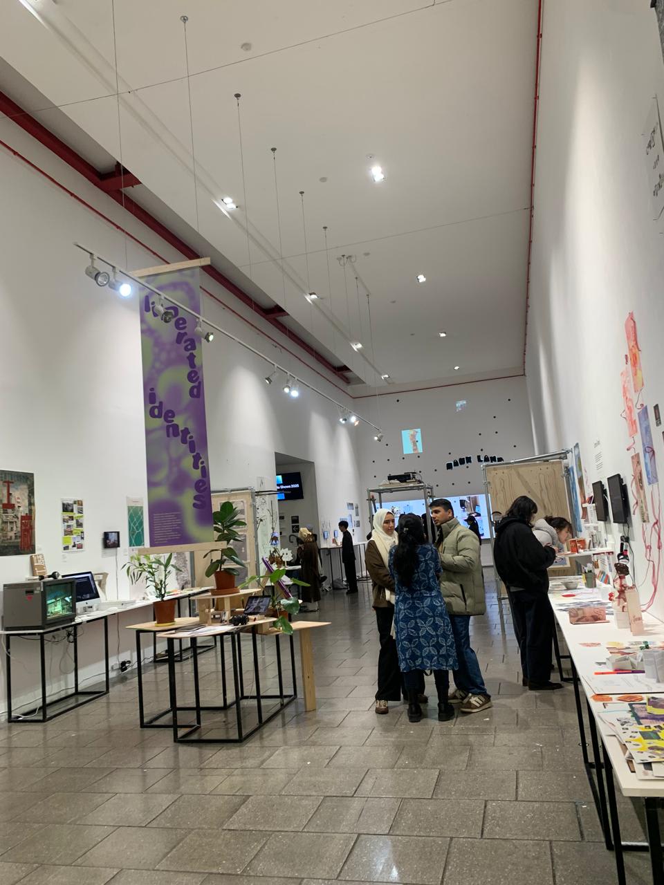 Artwork displayed on a table