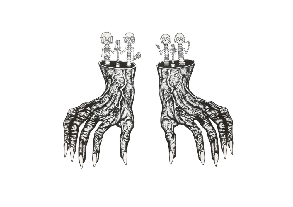 illustration of hands