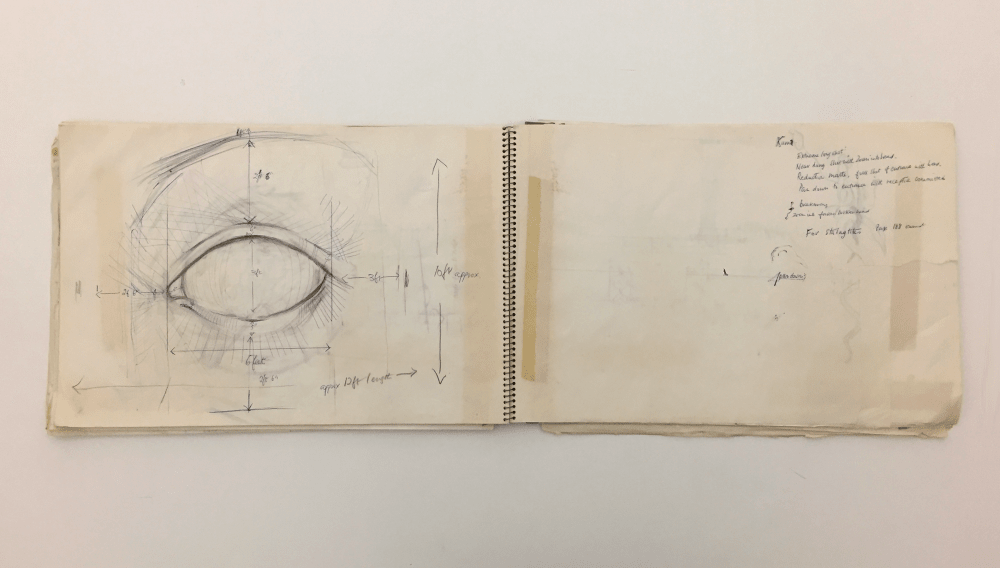 Joy Cuff Archive, 'She' sketchbook