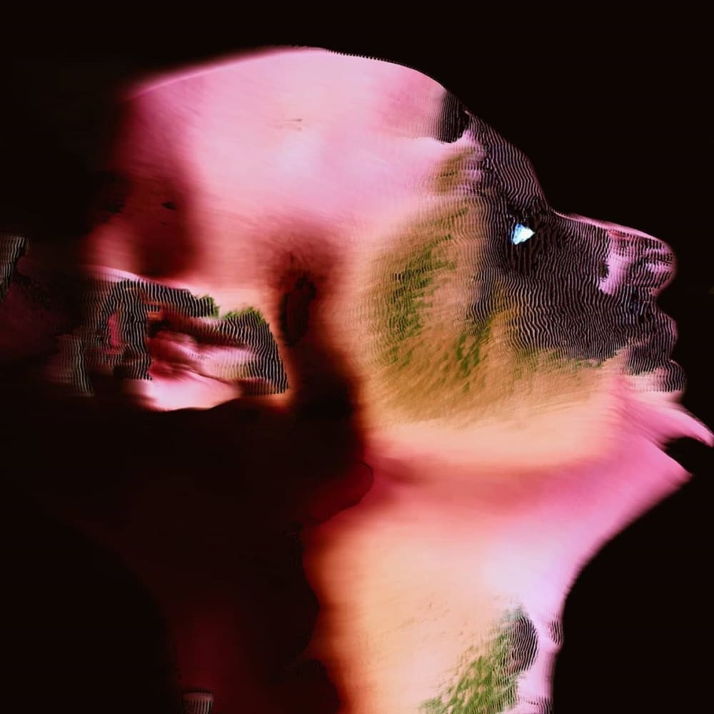 abstract image of a face