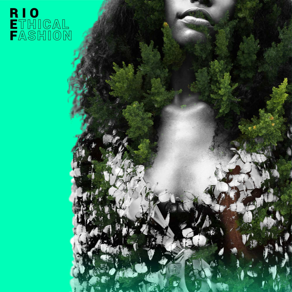 green illustrative poster