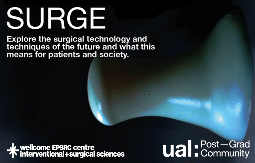 Exhibition poster with text