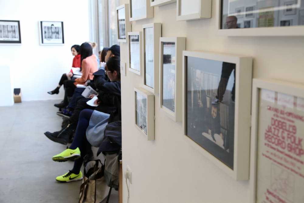 Students in Chelsea Space Gallery