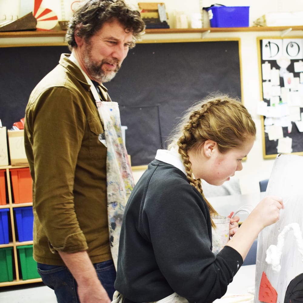 Cambridge art teacher Roger Healey-Dilkes