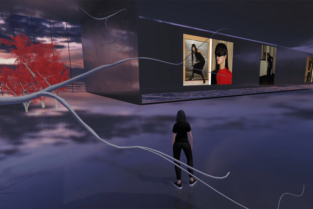 A fashion showroom in the metaverse