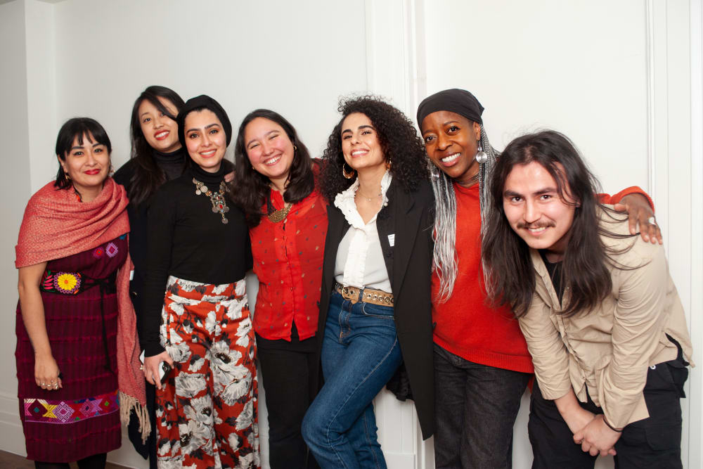 group picture of AoCA alumni committee