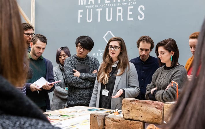 Students at material futures