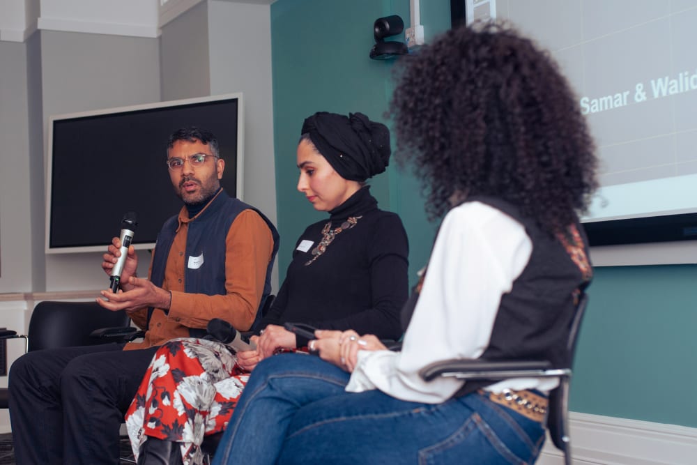 alumni speakers at the AoCA screening event