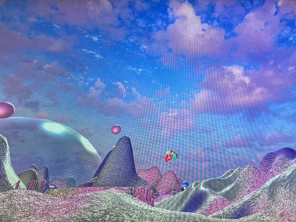 digital landscape - out of wordly