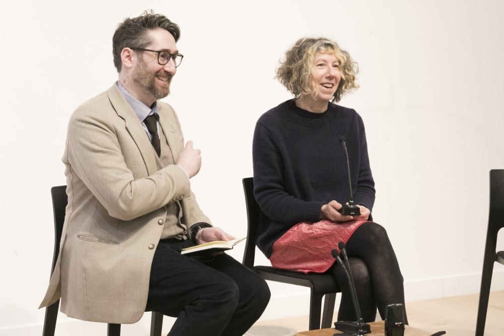 fiona raby and dan byrne smith in conversation at museum engagement as speculative design symposium