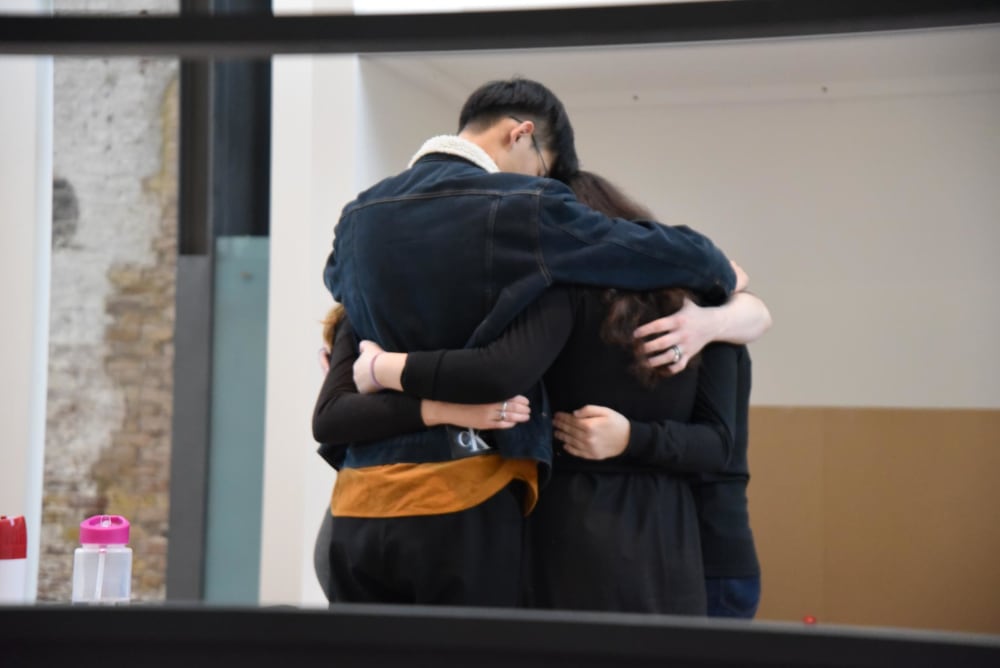 People hugging