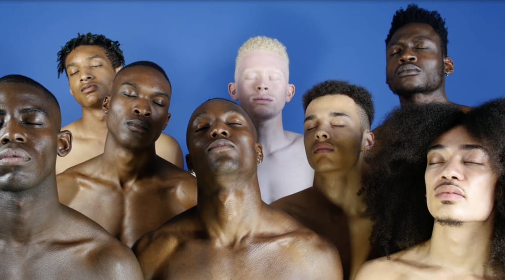 an portrait of multiple people from the shoulders up