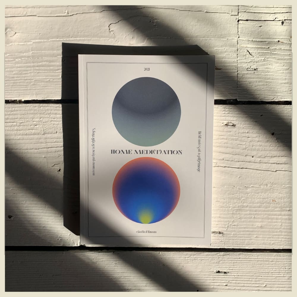 176-page full colour book exploring the pilgrimage from home to home and an identity split across borders through words, colour, imagery and maps. 