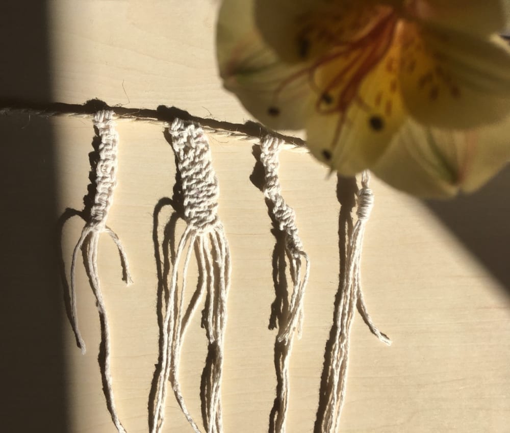 Macramé example