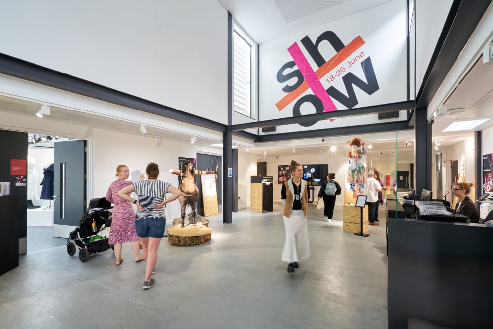 Wimbledon College of Arts new reception area