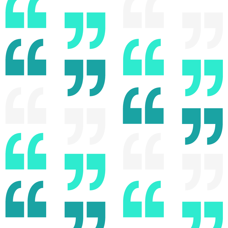 Multiple quote marks in a pattern