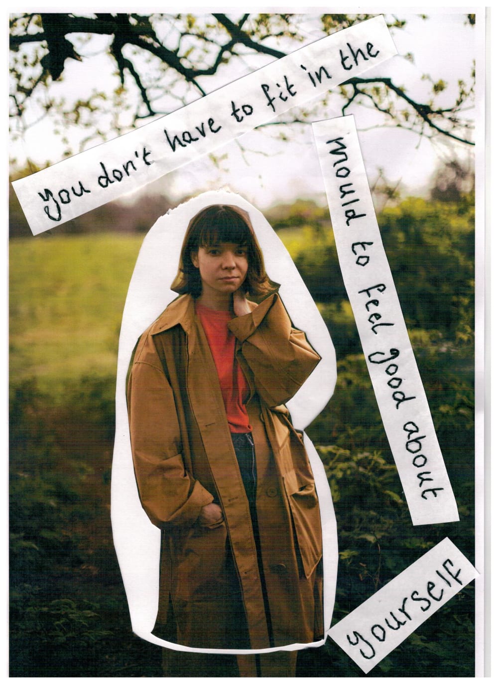 photographic colloage of a person