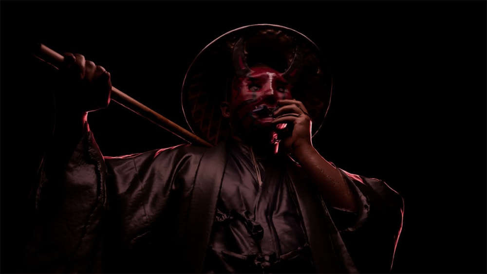 Still of an animated character wearing a mask.