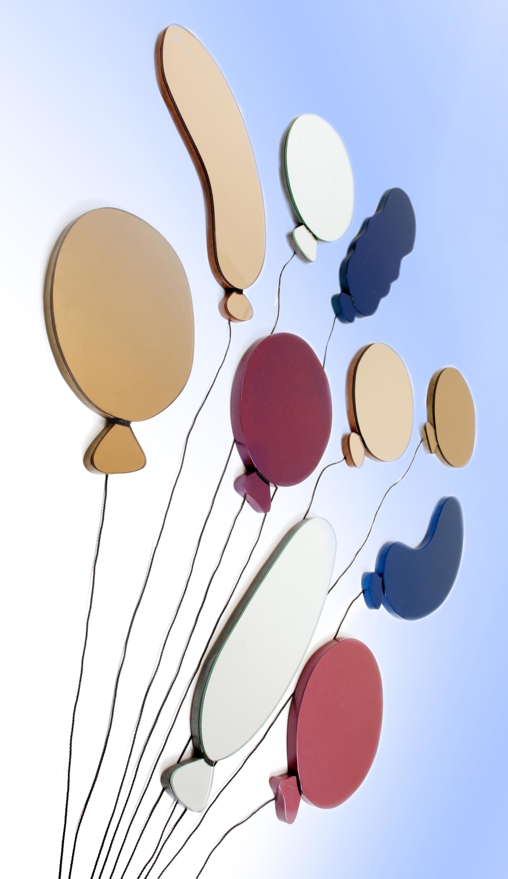 Mirrors shaped like balloons