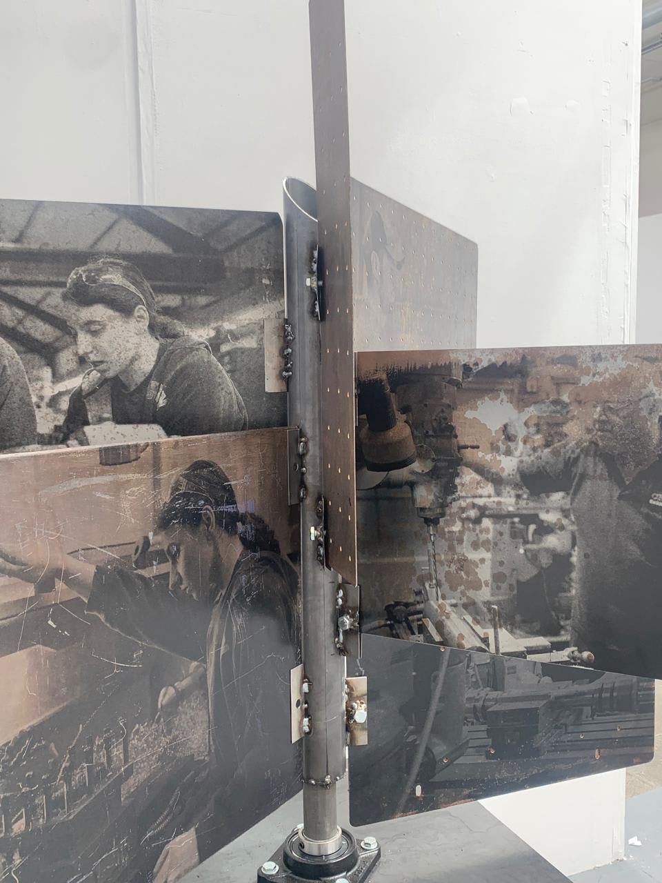 Old back and white photos on film