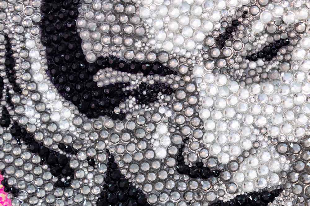 detail of an artwork representing Beyonce