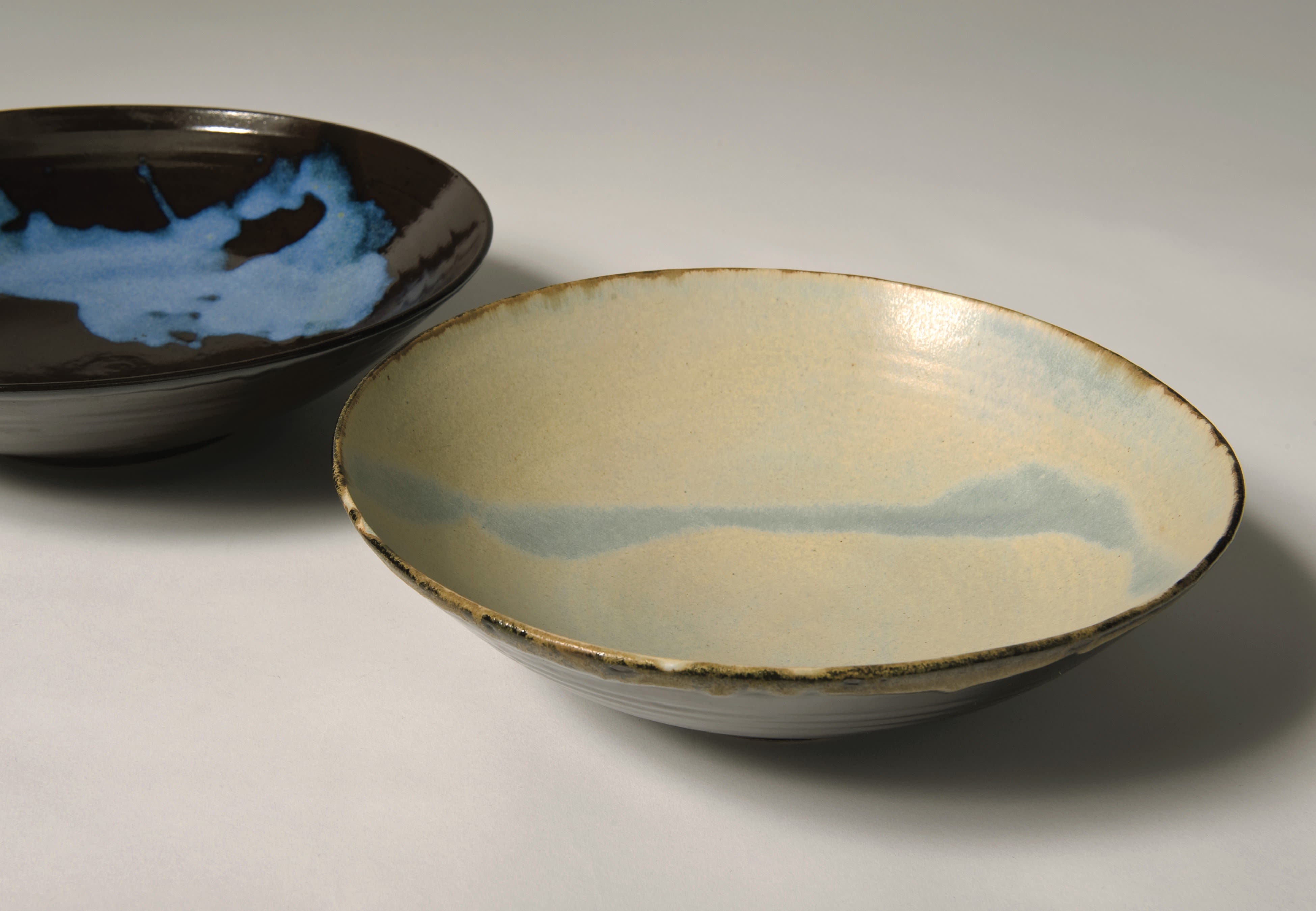 Two plates made by Alex Allpress
