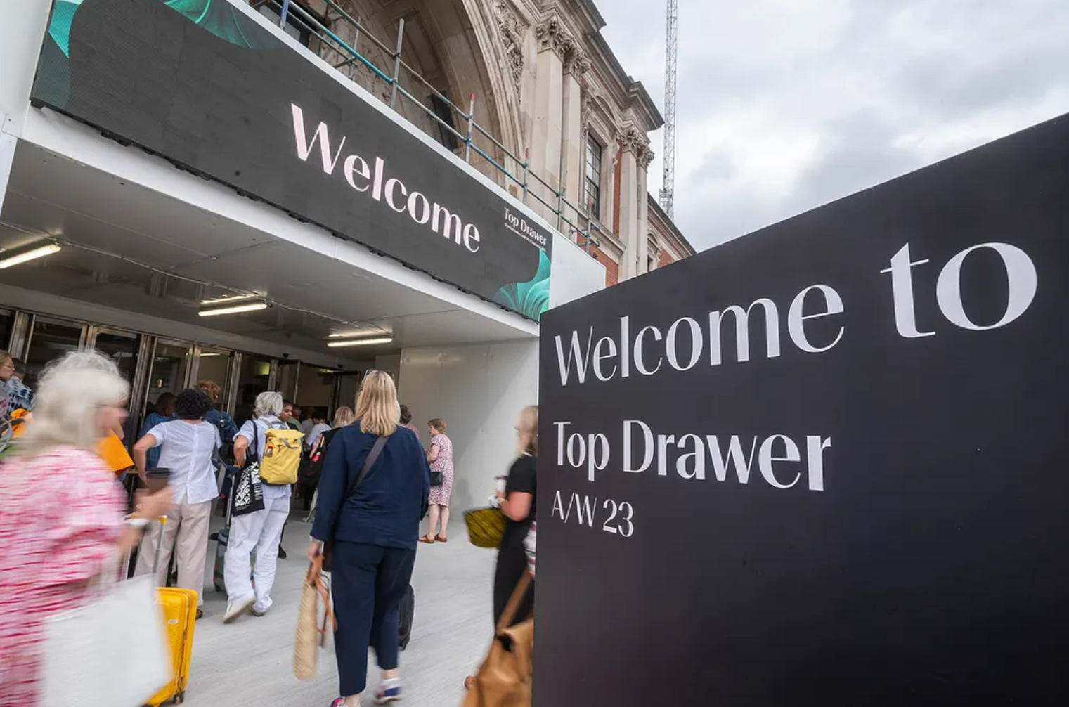 Welcome to Top Drawer entrance