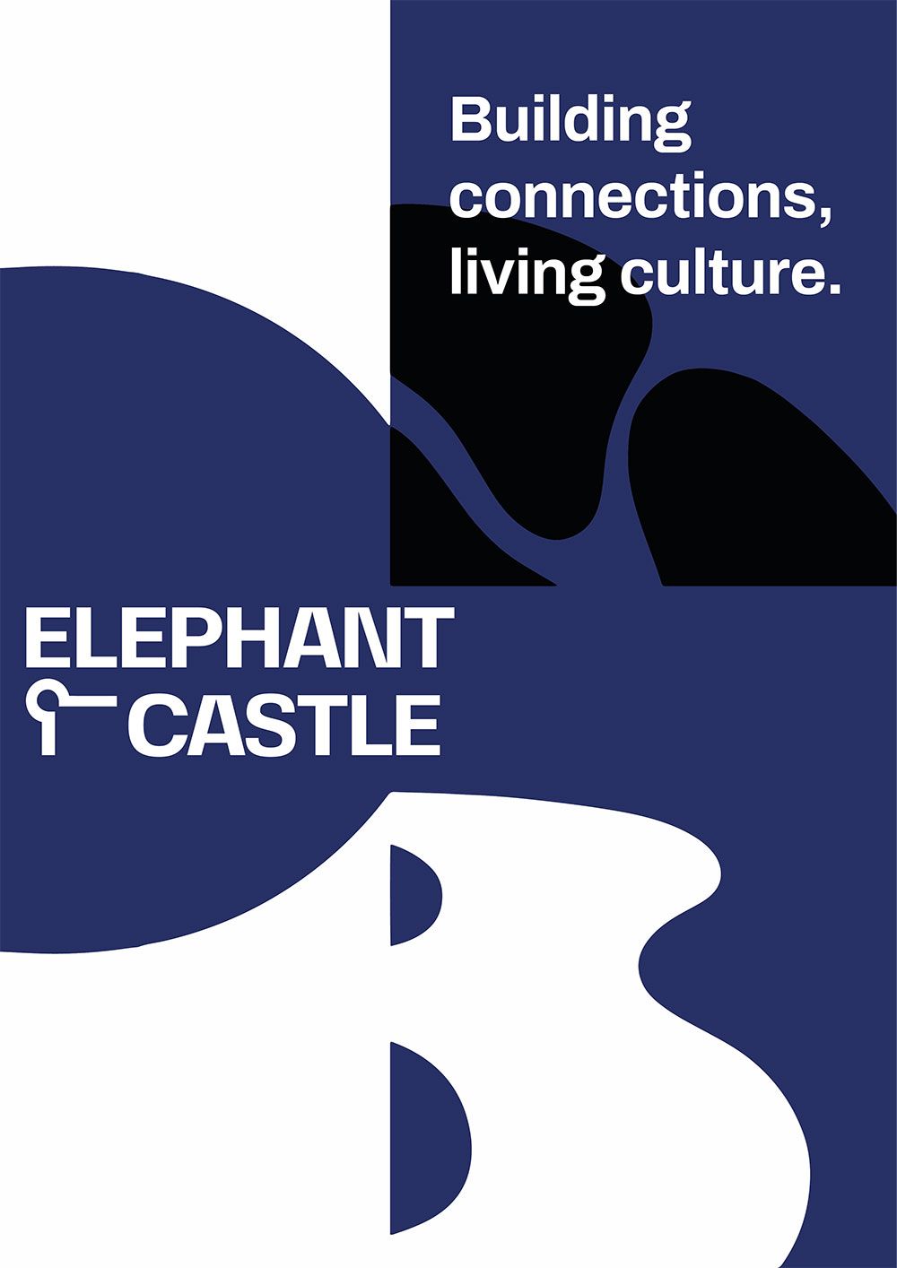 Graphic poster demonstrating visual identity concept.