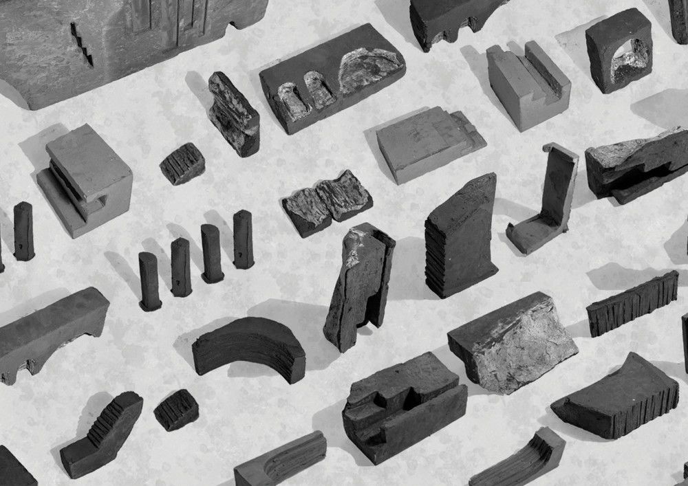 Black and white 3D model