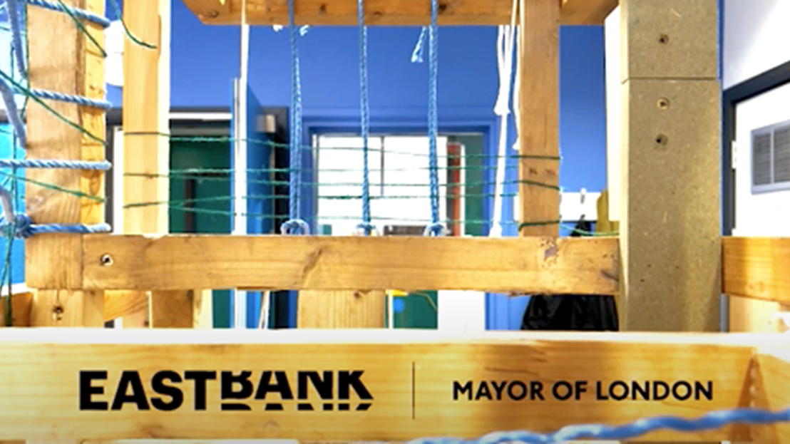 A still taken from RE:Generation, commissioned by East Bank, and collaborative project between artist, designer and filmmaker Rahemur Rahman with students from Mulberry Stepney Green Maths, Computing and Science College.