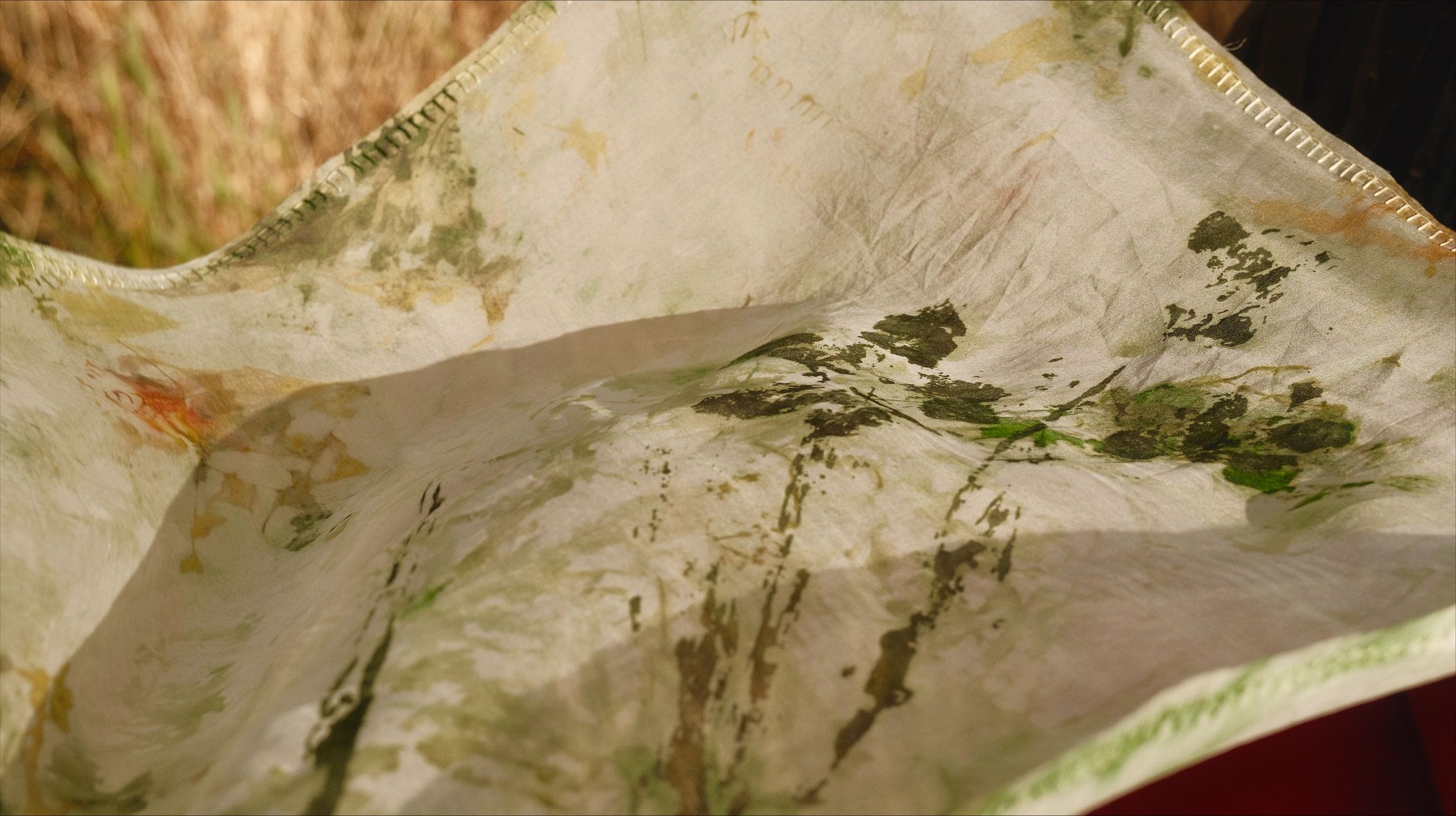 Look 4 Silk organza scarf from the Shadows Series