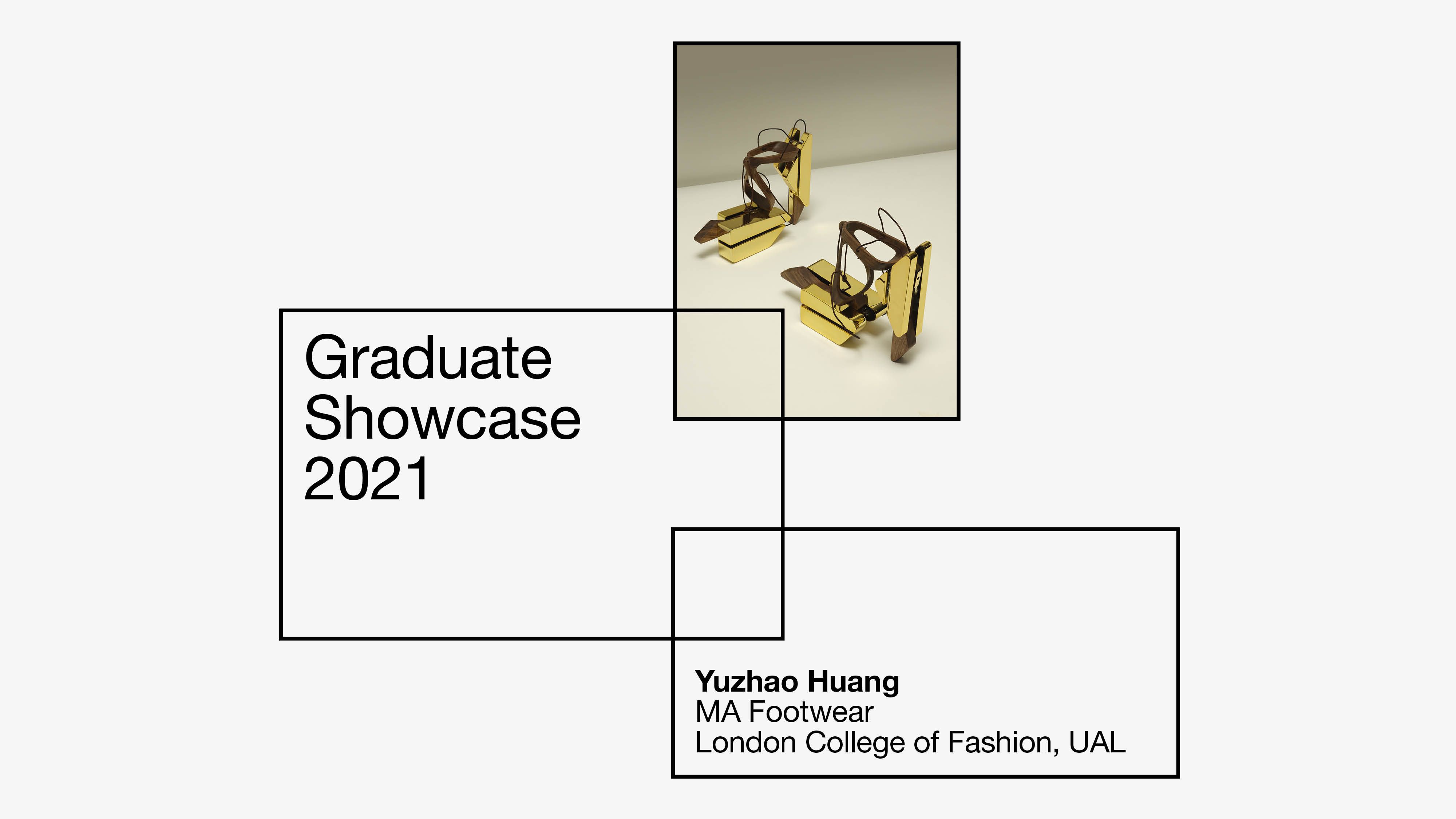 Wooden shoe design by Yuzhao Huang, 2021 MA Footwear, London College of Fashion, UAL