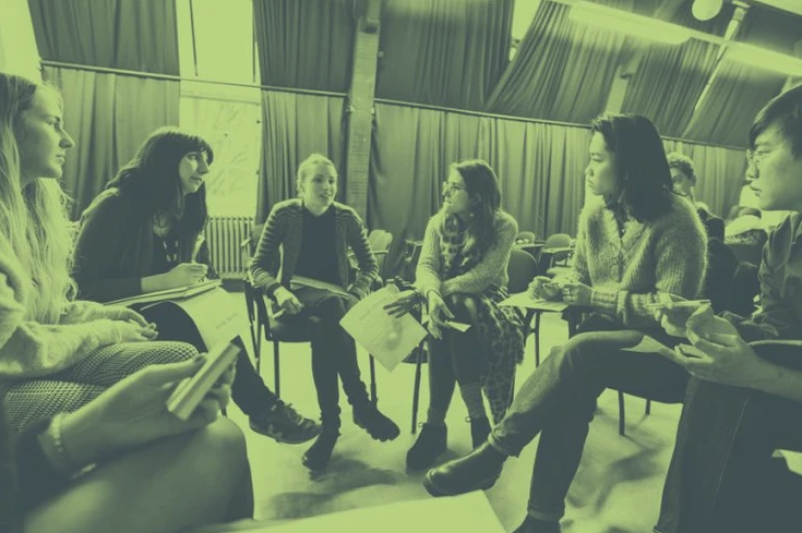 LCF students in a CSF workshop at Lime Grove