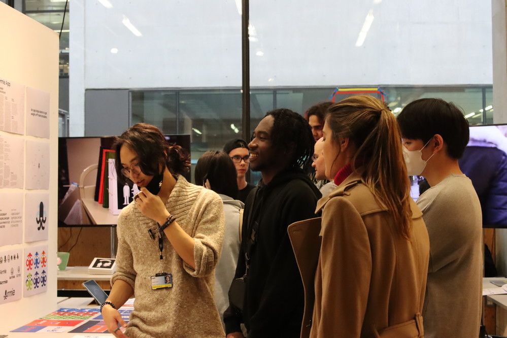 CSM students in collaboration with Department for Work and Pensions and UAL's Social Design Institute. Photo Alexandra Rodriguez Cifre