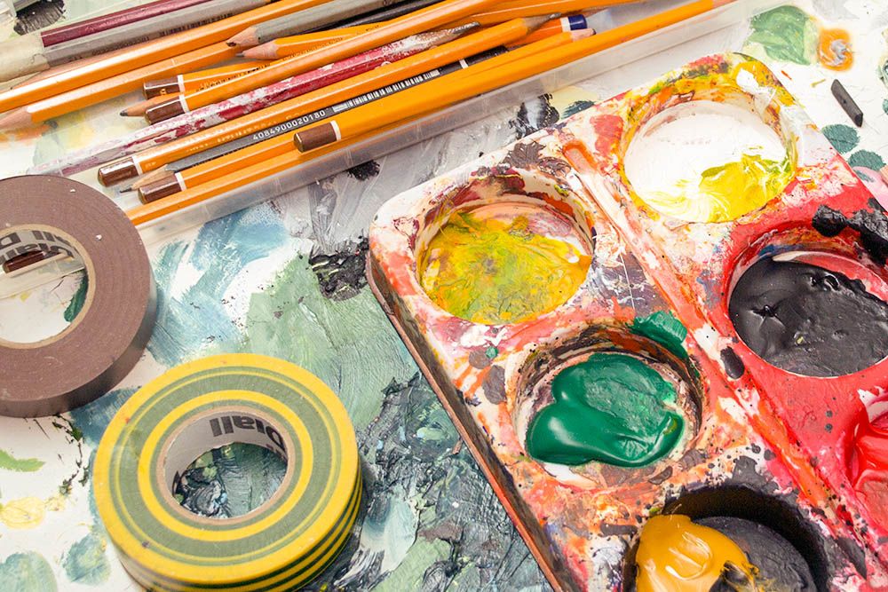 Image of paint palette