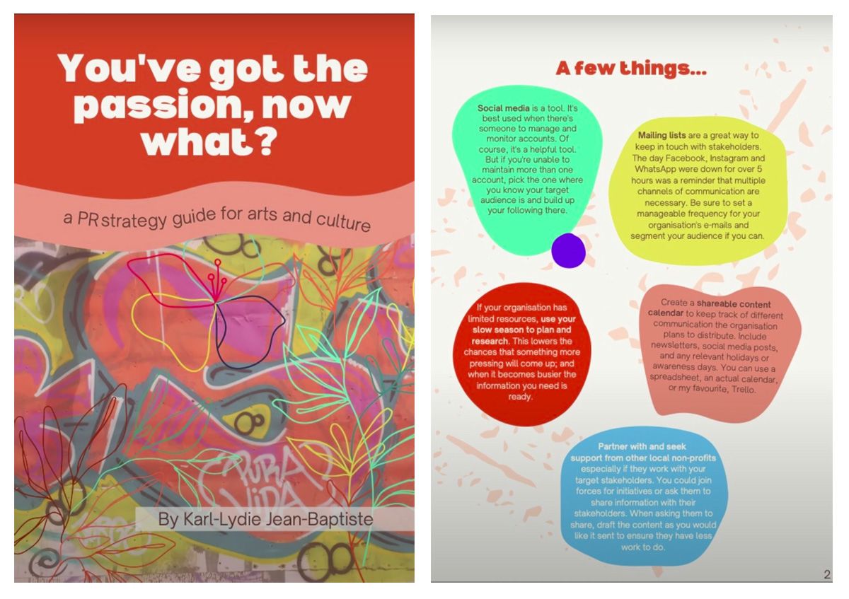 Screenshots of student work.