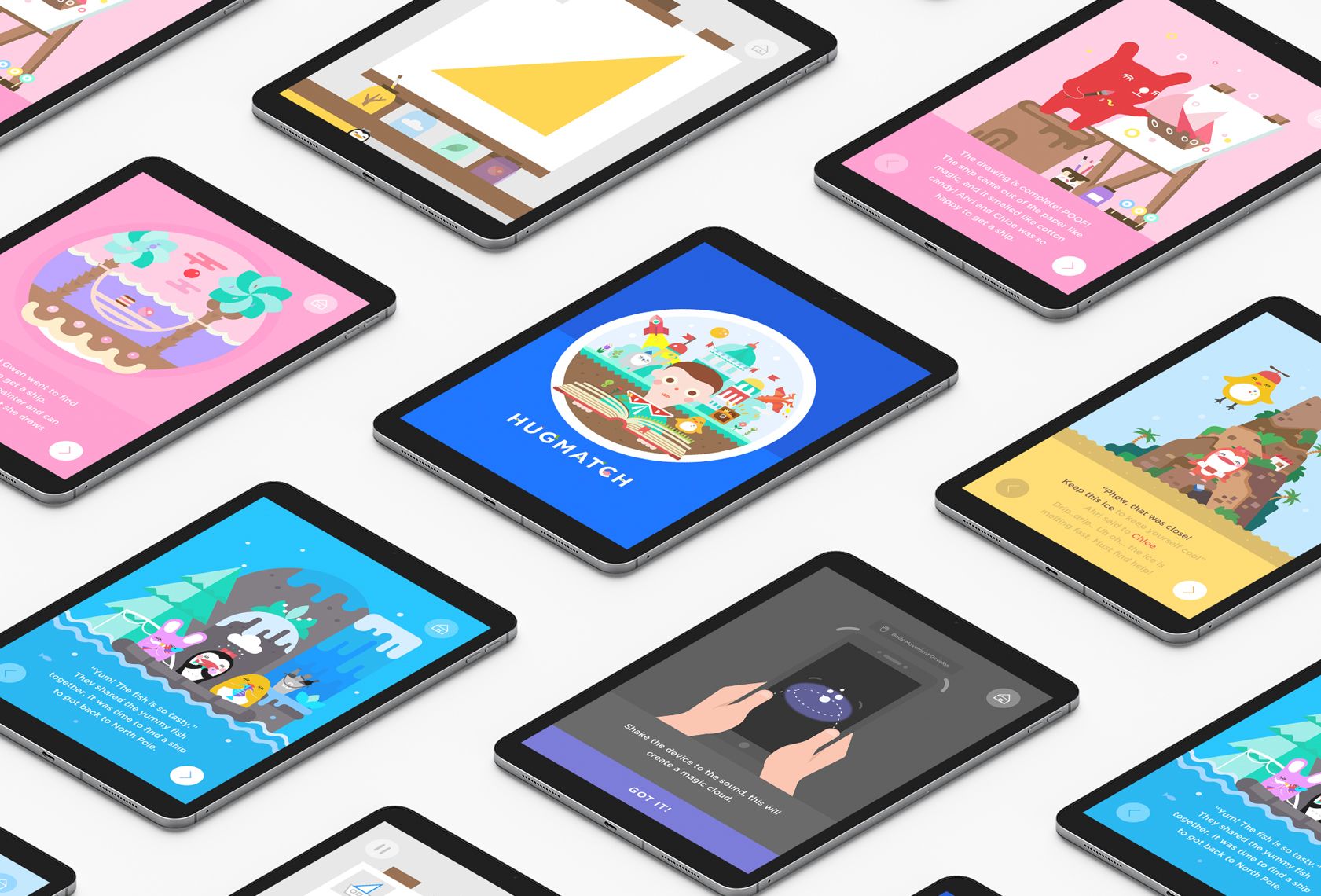 A poster image of the HugMatch app