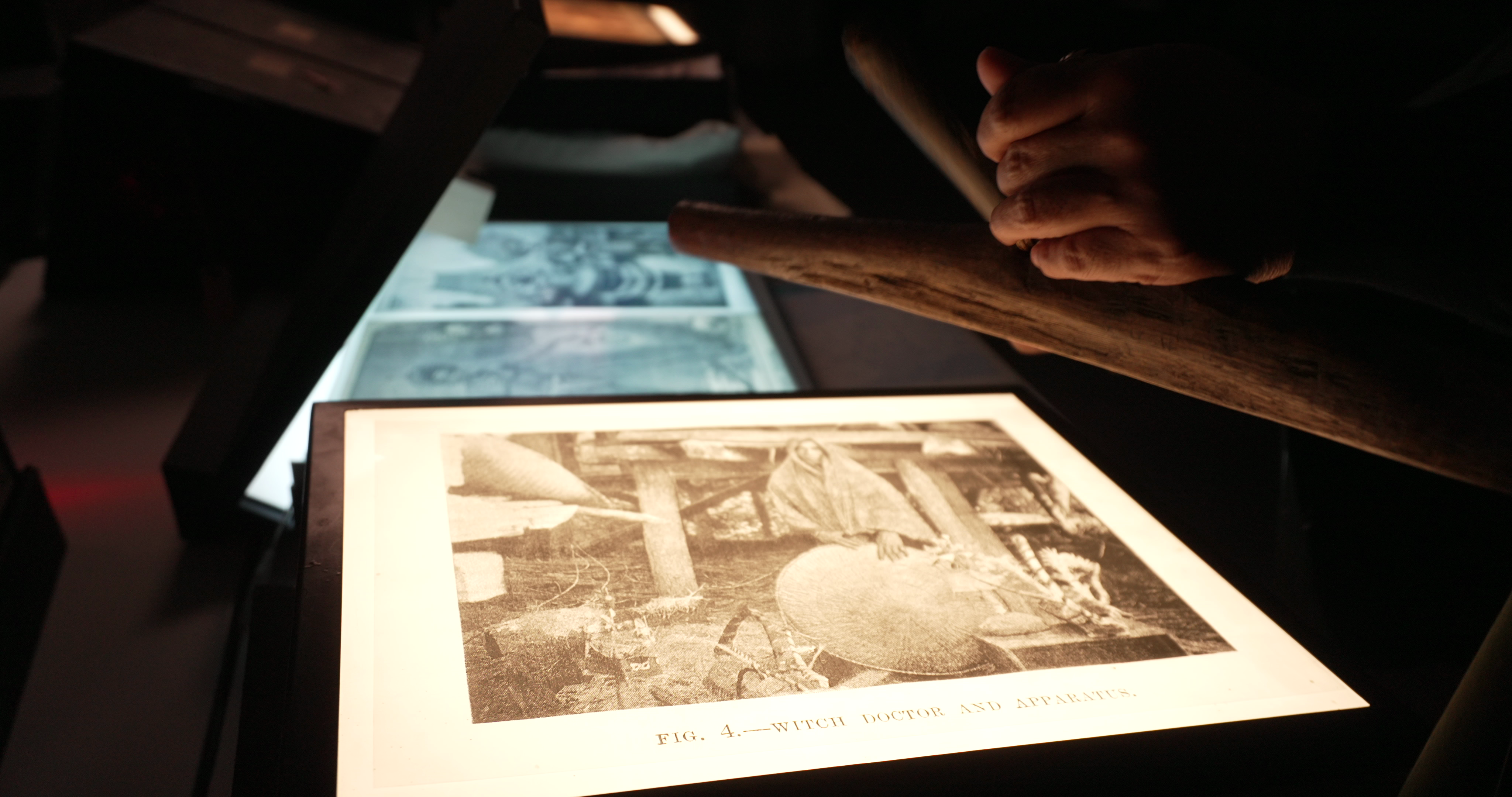 Still from Sounding The Archives (tbc), Erika Tan, 2024. Location and images courtesy of Wellcome Collection.