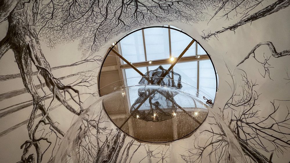 Student art installation