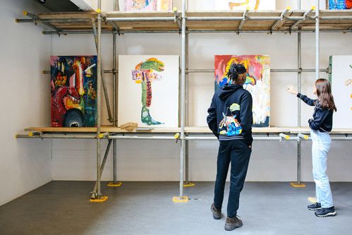 Naive paintings by Micah Brown, Alys Tomlinson