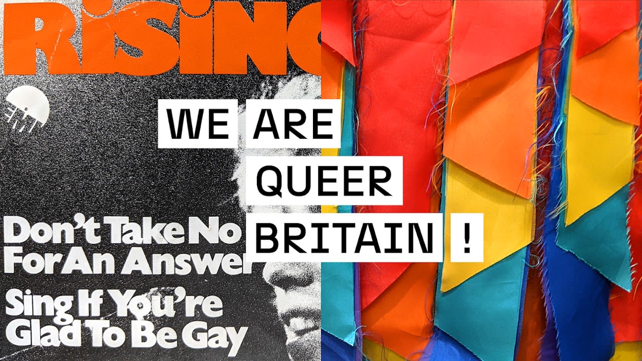 Collage and text poster