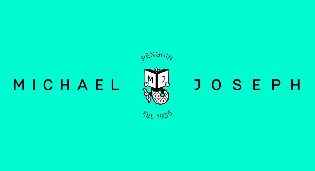 A graphic of the Penguin Michael Joseph branding.