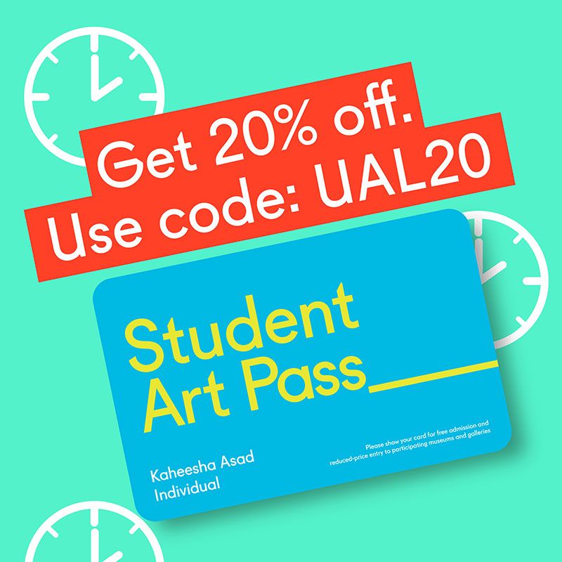 Student Art Pass special offer UAL