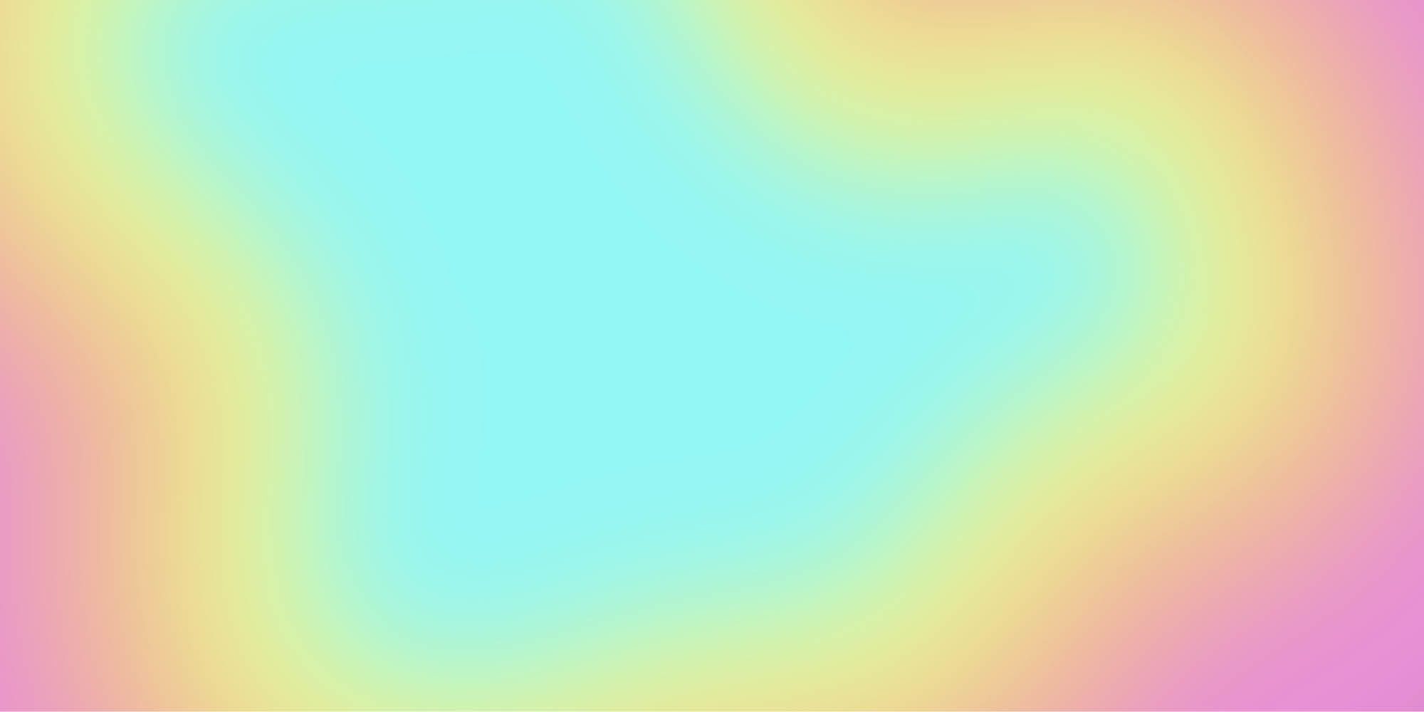 mulit colour pink, blue, yellow and green gradient 