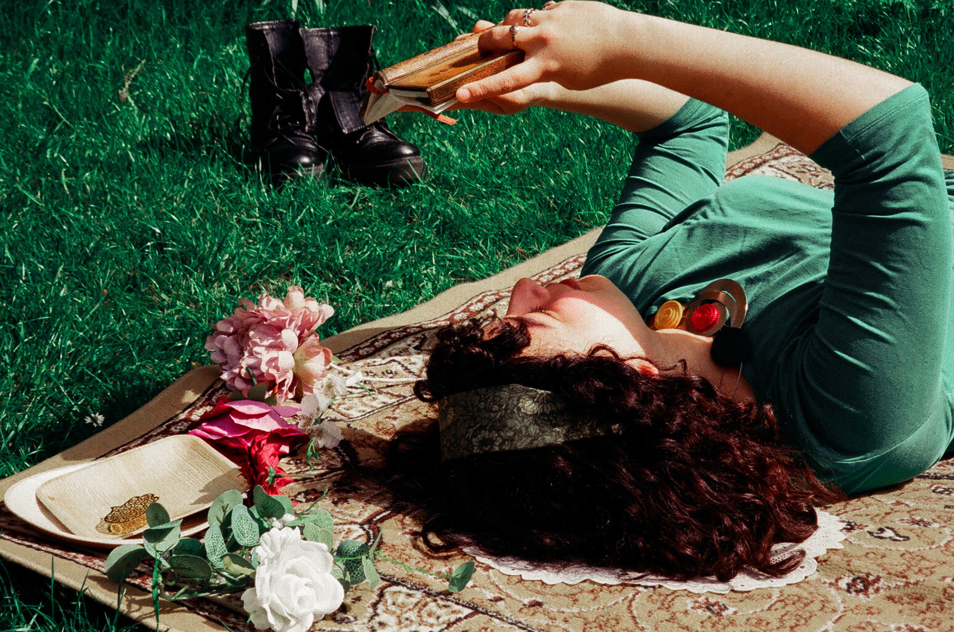 Girl and journal