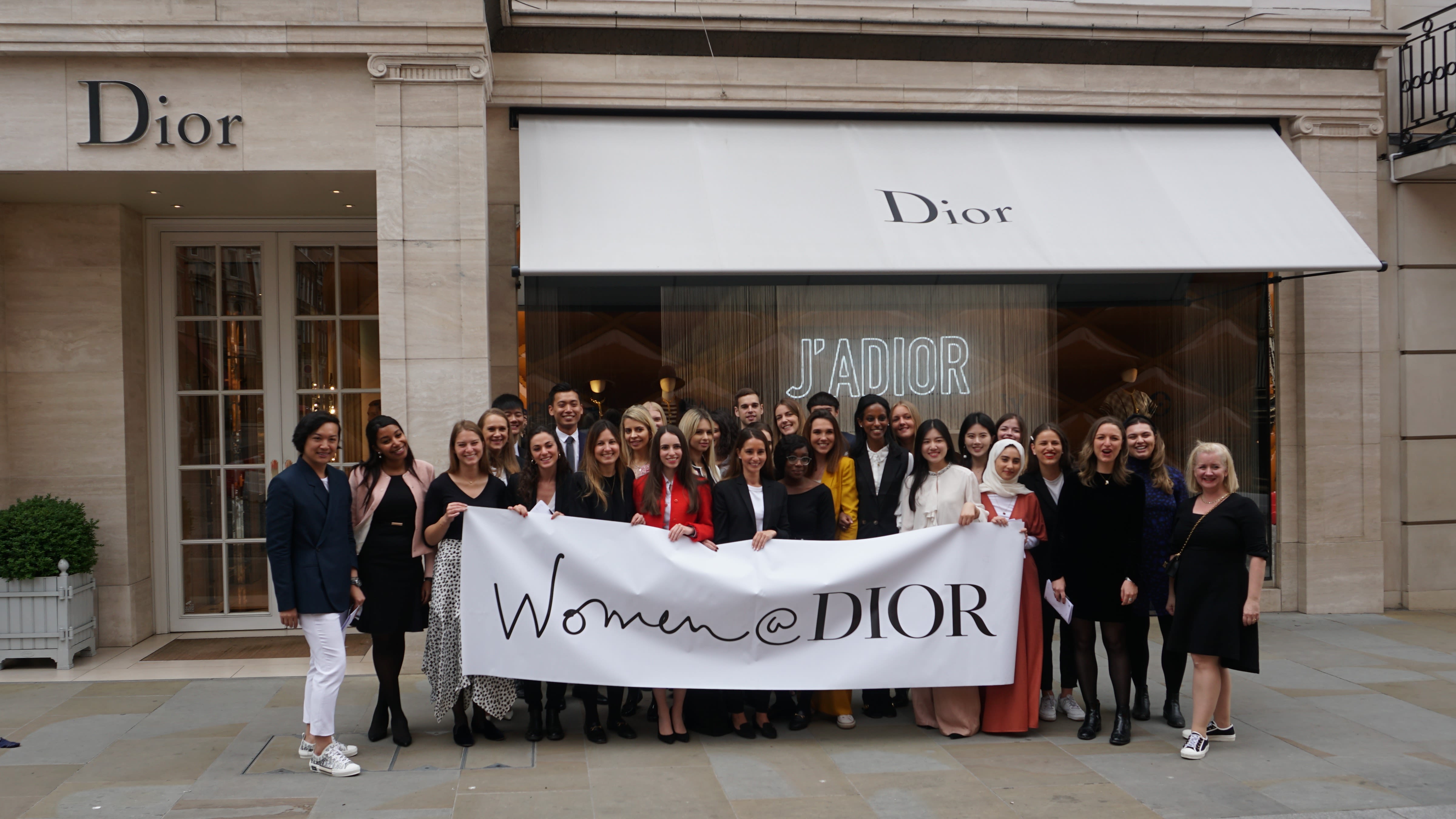 Women@Dior mentees and mentors group photo