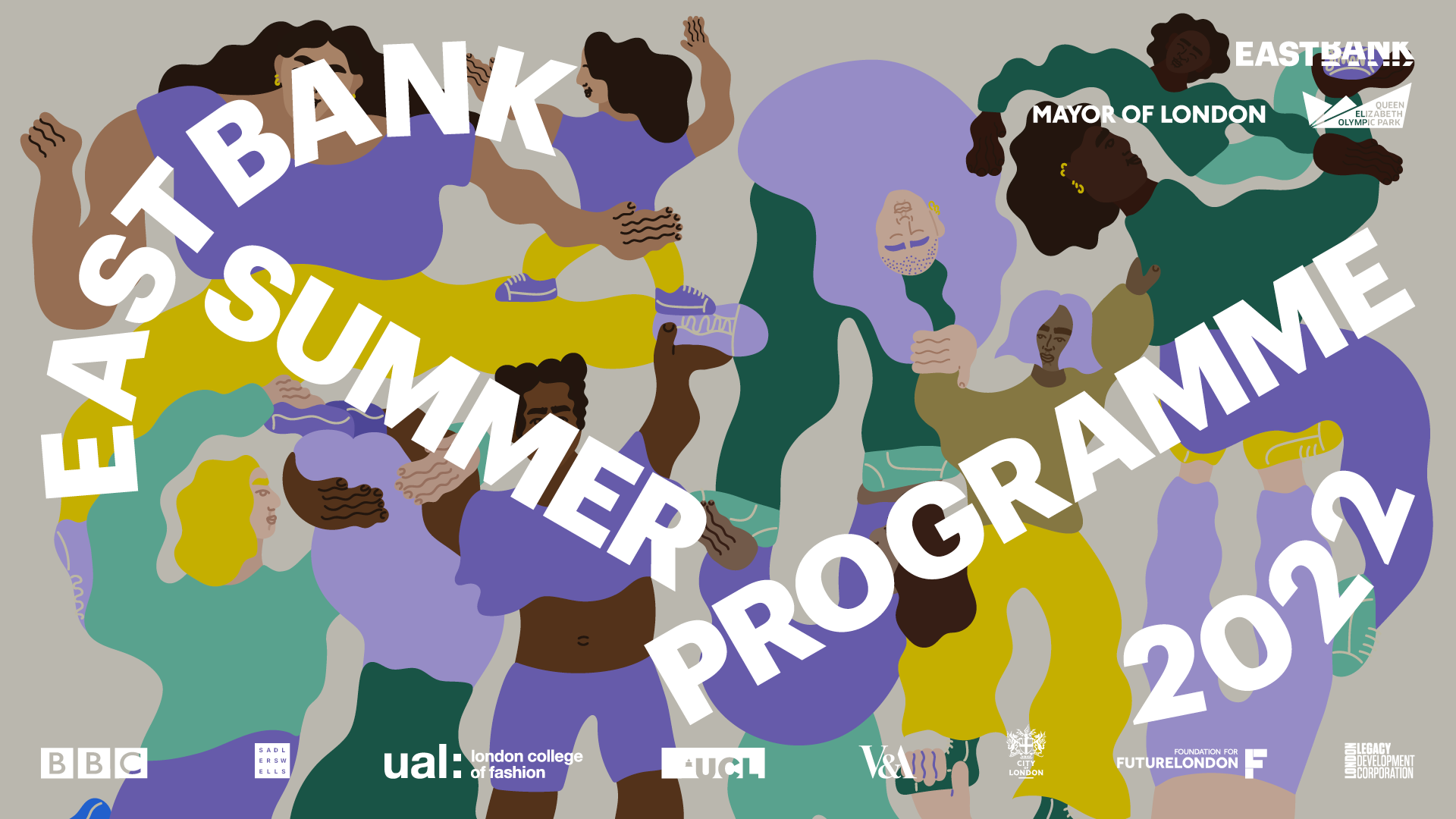 East Bank Summer Programme 2022. Illustration by Erin Aniker and graphics by Mohammed Samad.